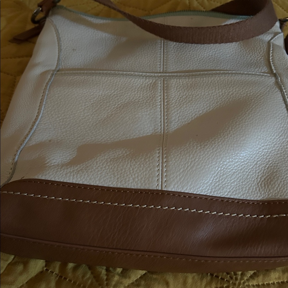 The Sak Cream and Brown Crossbody Bag - Picture 8 of 8